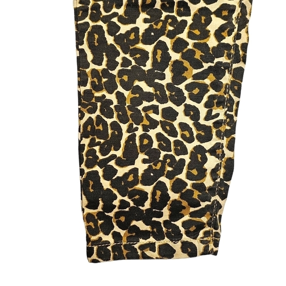Free People Leopard Print Skinny Pants - Picture 6 of 12